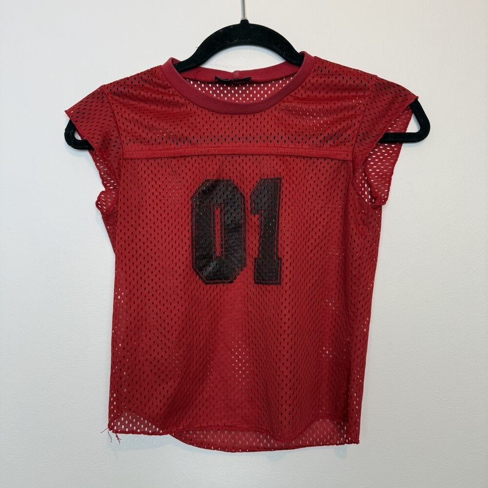 Vintage y2k Gossip mesh jersey tank top XS gameday